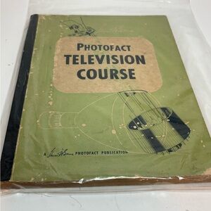 Photofact Television Course Book - Green Cover
